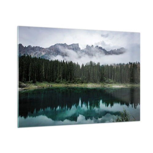 Obraz na skle - Ticho, ticho, neprebuďme spiacu vodu…. - 100x70 cm