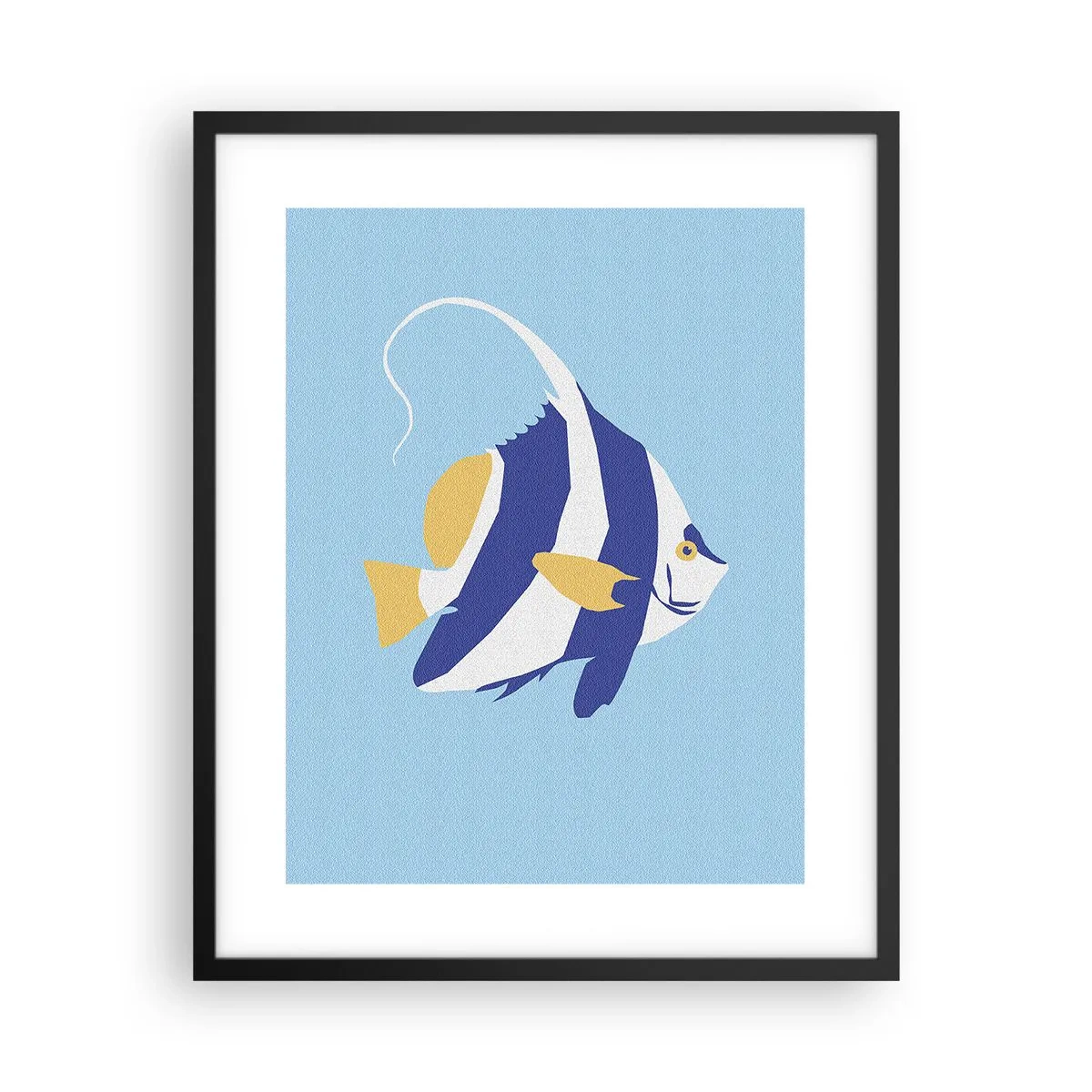 Plagát v čiernom ráme - Miss tropických vôd - 40x50 cm