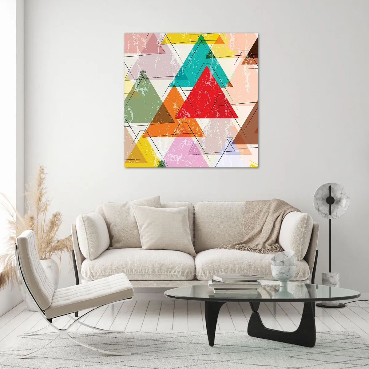 Obraz na skle - Blábolenie - 30x30 cm