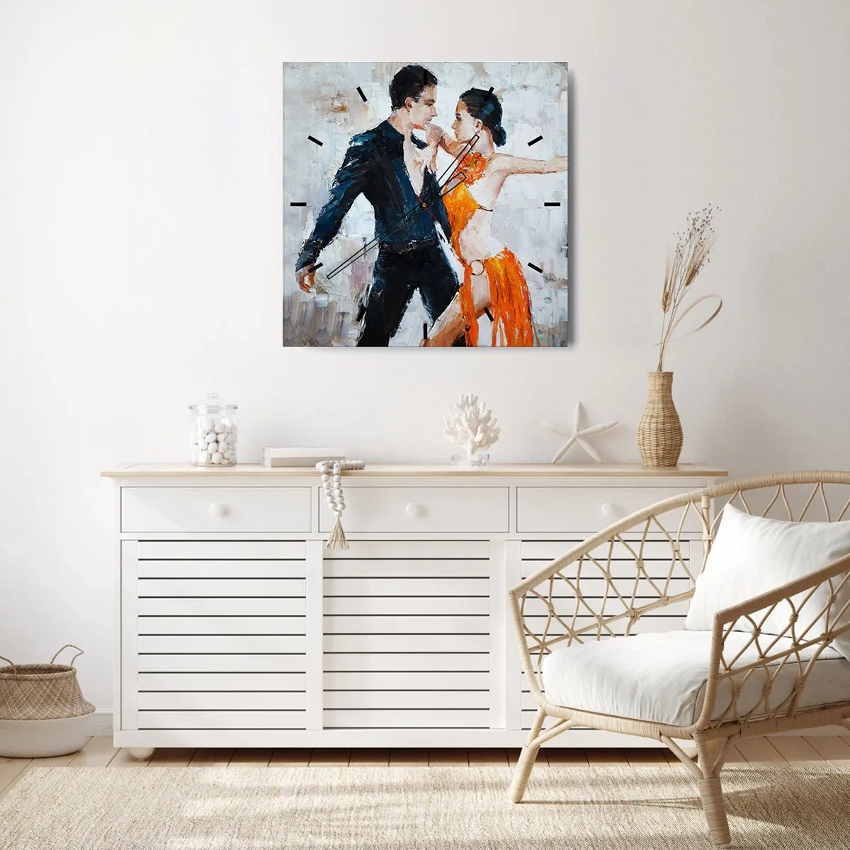 Nástenné hodiny - Dirty dancing - 30x30 cm