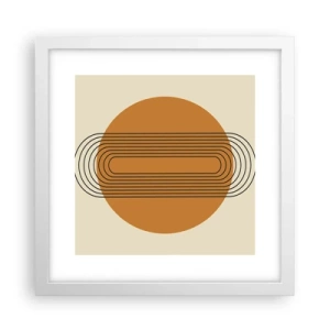 Plagát v bielom ráme - Dokonalý plán - 30x30 cm