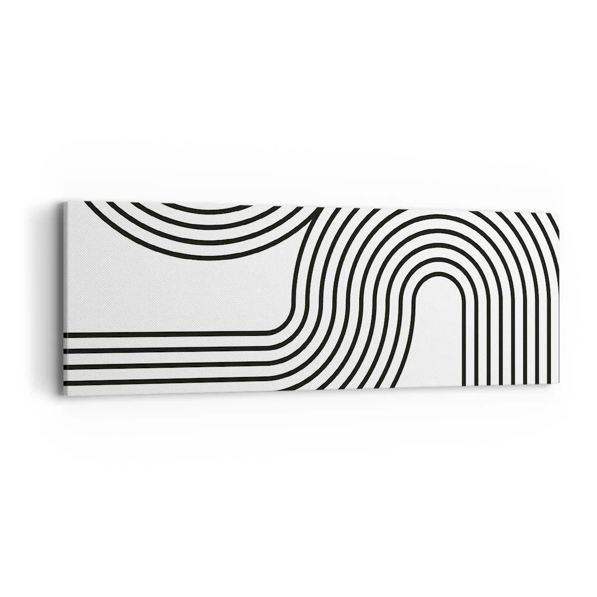 Obraz na plátne - V zákrute - 90x30 cm