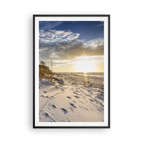 Plagát v čiernom ráme - Pozvánka na prechádzku - 61x91 cm