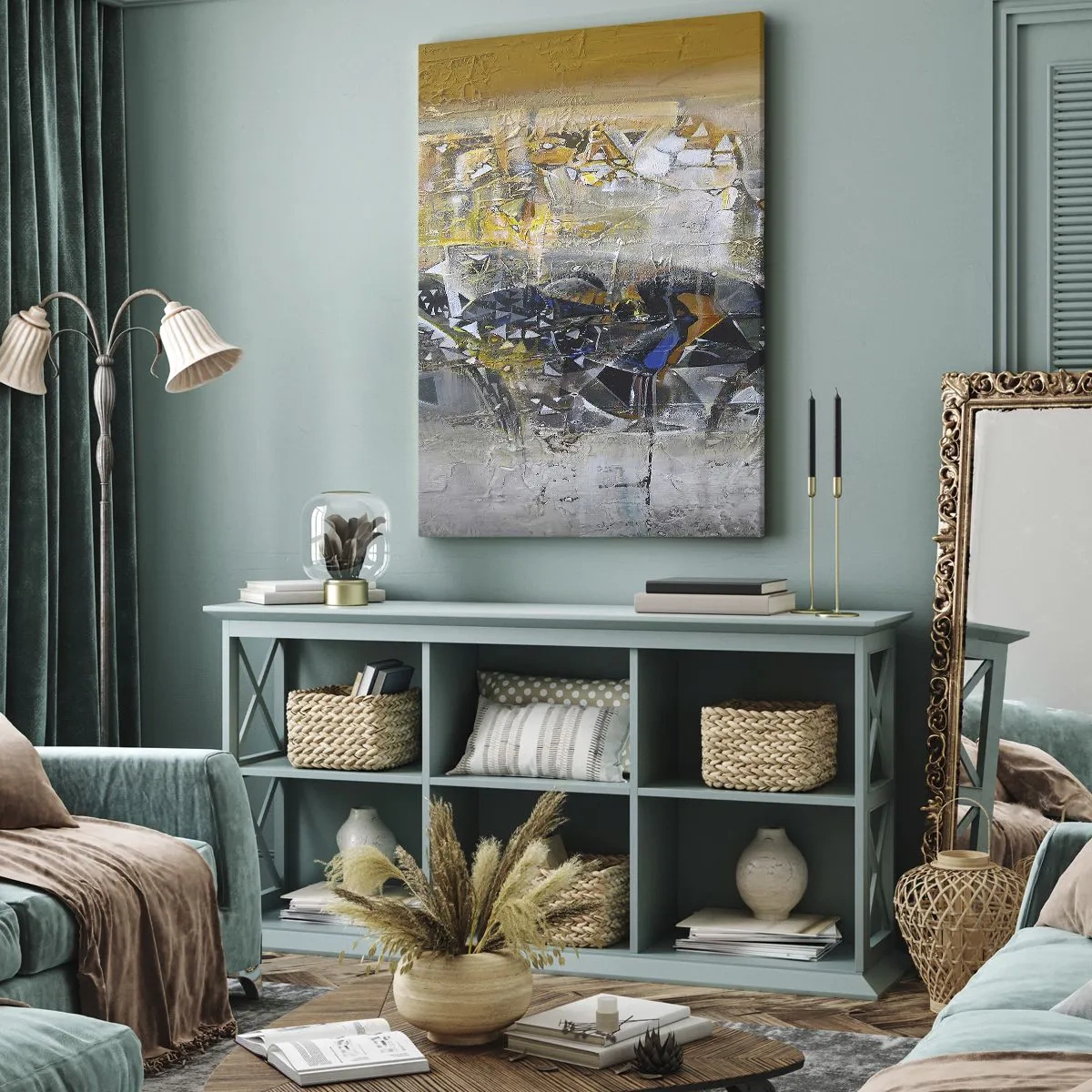 Obraz na plátne - Všetko sa podarí - 55x100 cm