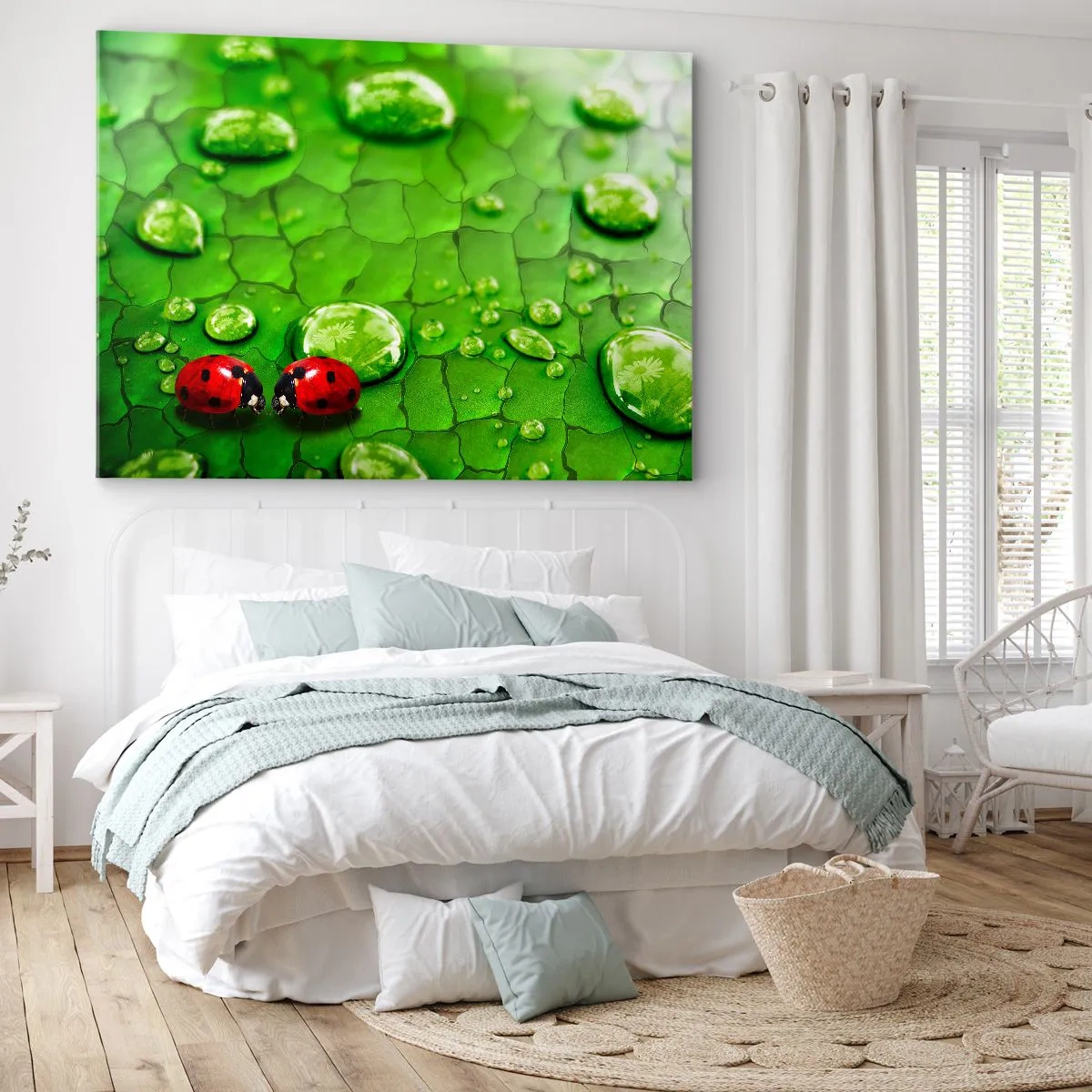 Obraz na plátne - Stretnutie v zeleni - 100x70 cm