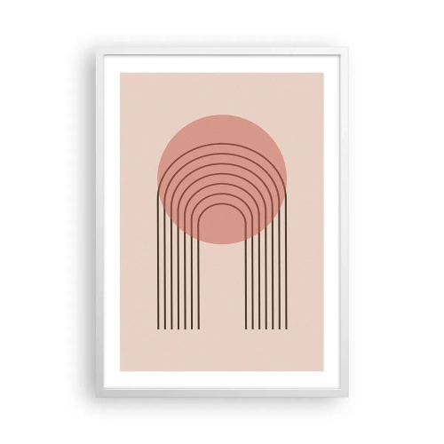 Plagát v bielom ráme - Neodolateľná príťažlivosť - 50x70 cm