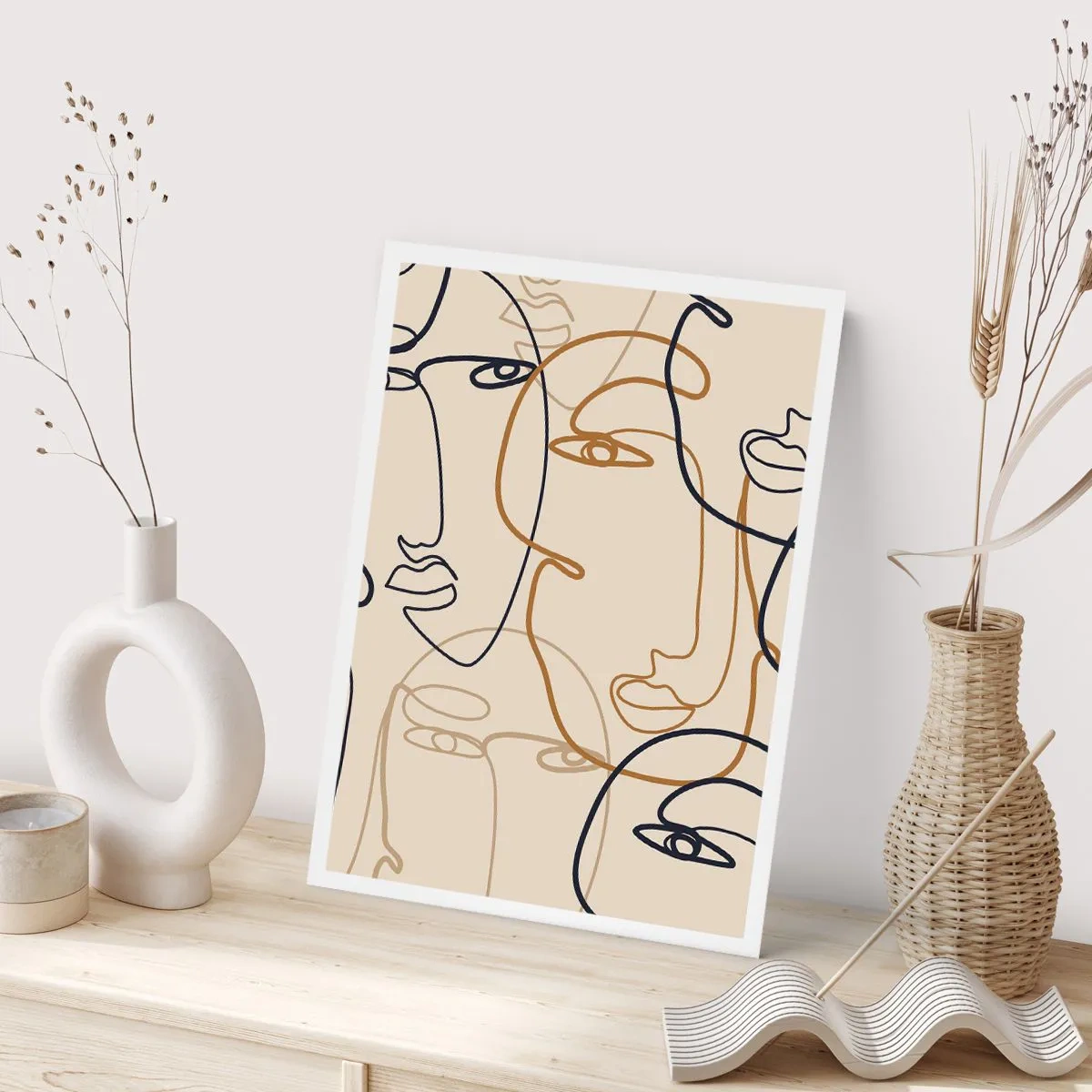 Plagát - Portrét znásobený - 70x100 cm