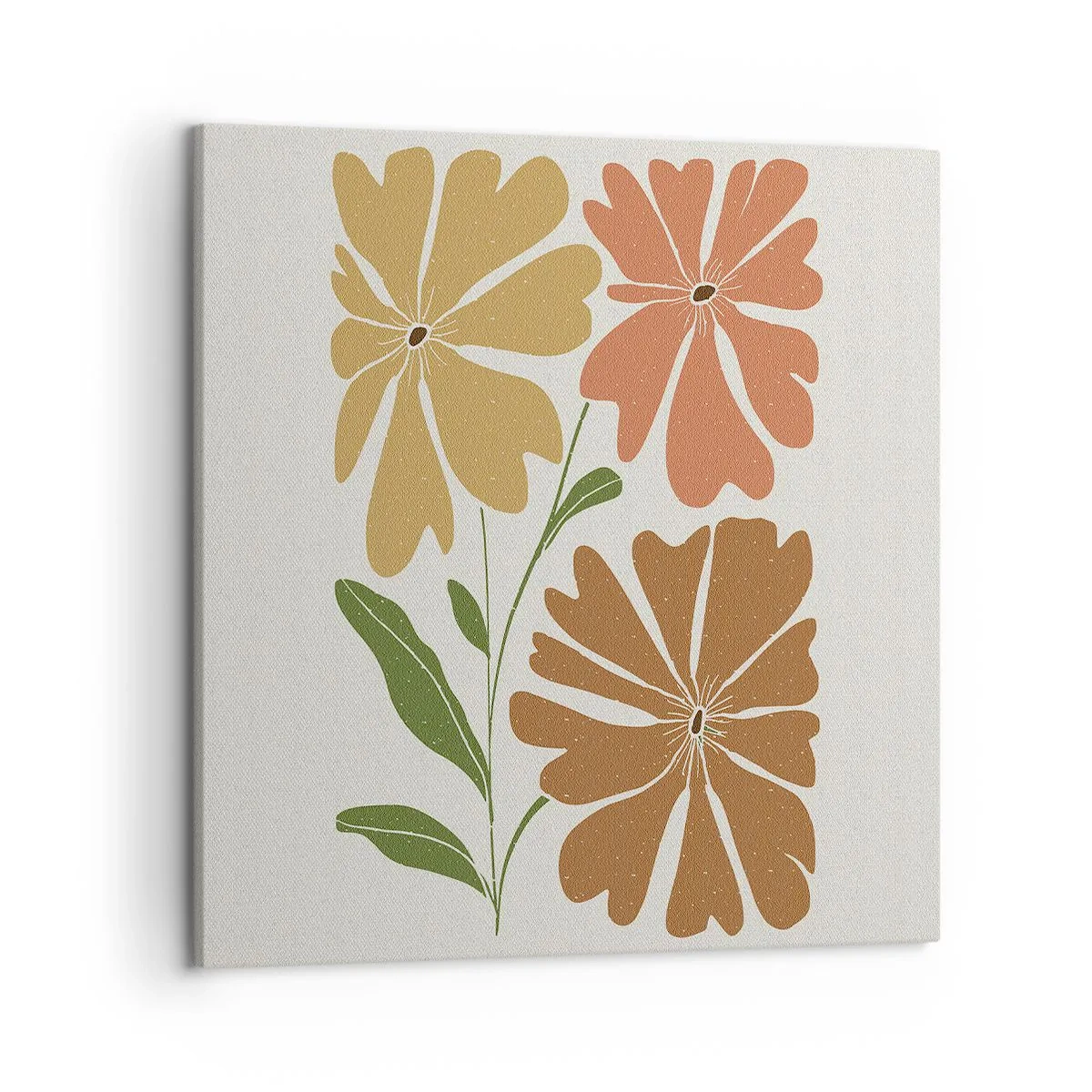 Obraz na plátne - Príroda a geometria - 50x50 cm