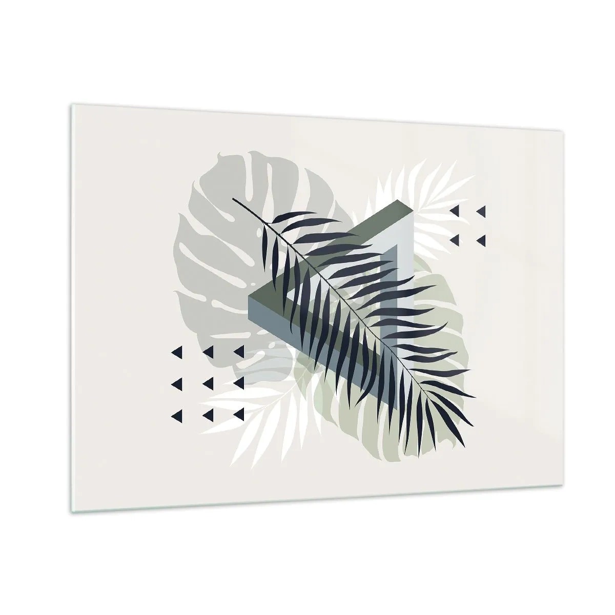 Obraz na skle - Príroda a geometria – dva poriadky? - 100x70 cm