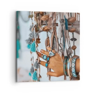 Obraz na plátne - Miestne poklady - 70x70 cm