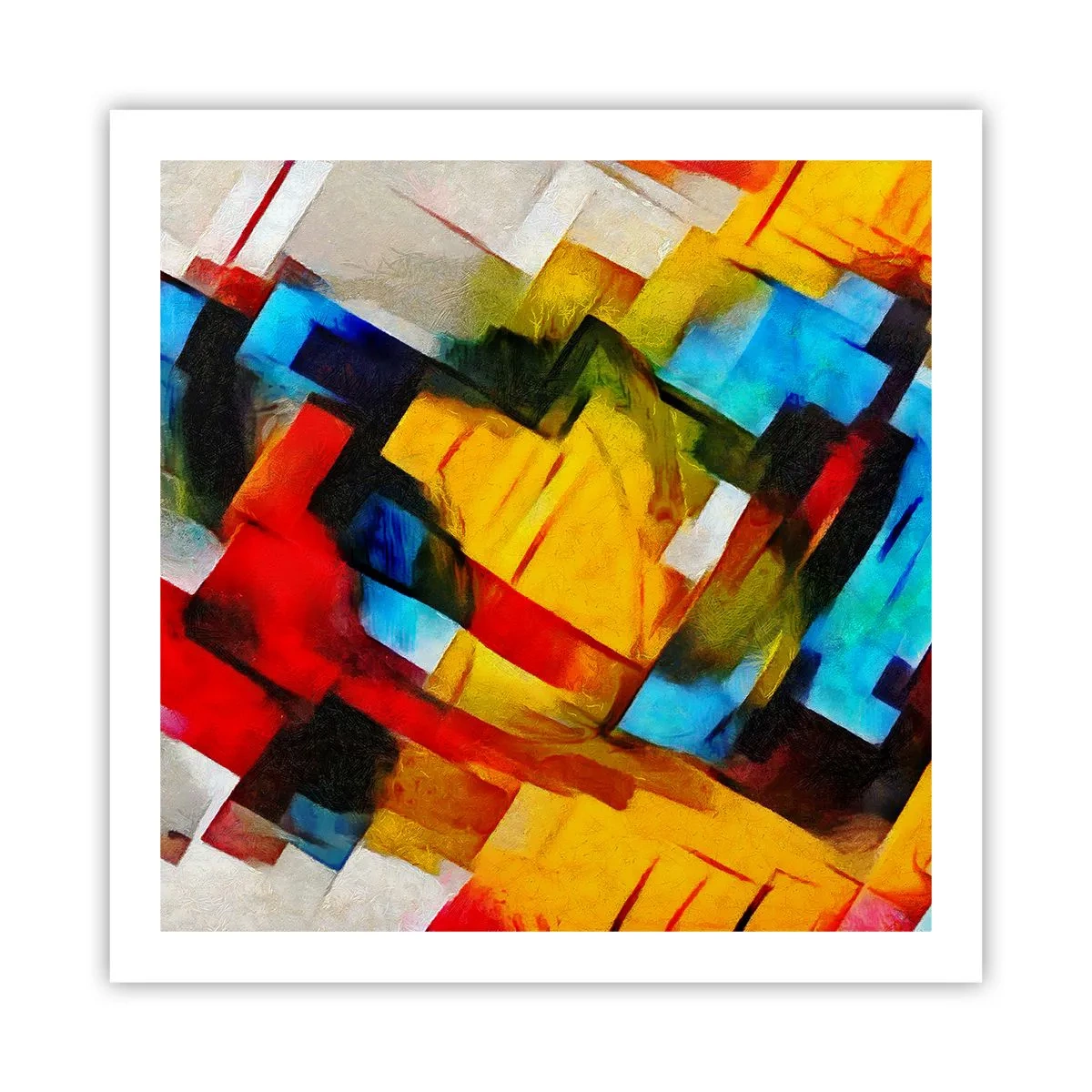 Plagát - Viacfarebný mix - 60x60 cm