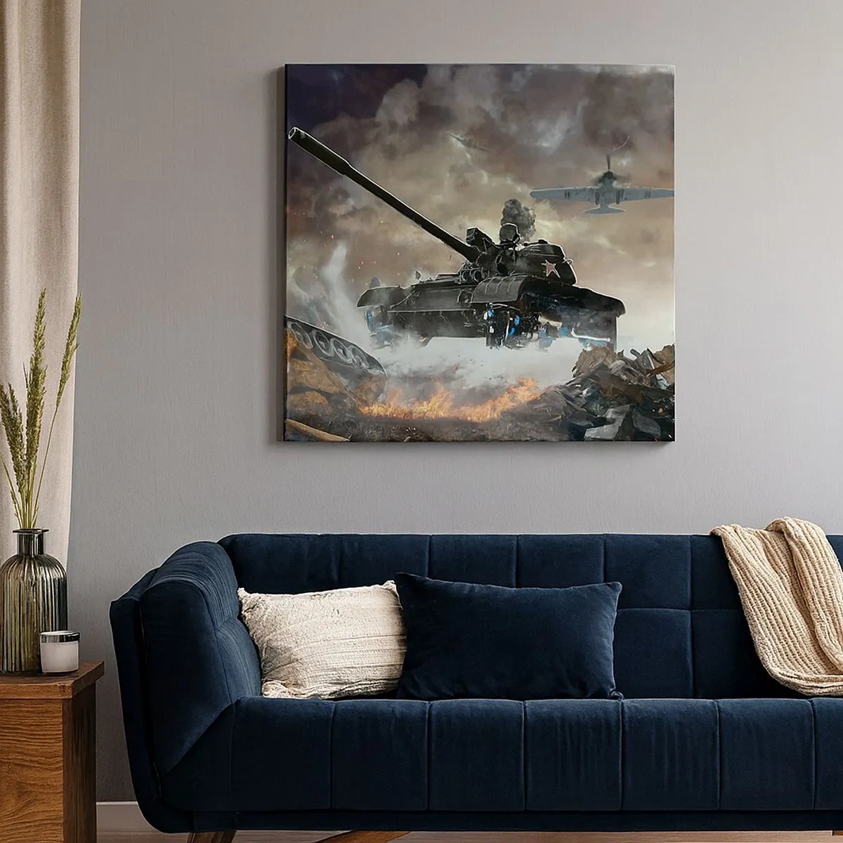 Obraz na plátne - Bitka je hrozná a krásna - 30x30 cm