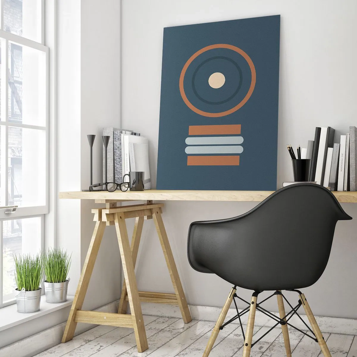 Obraz na skle - Podstata vecí - 50x70 cm