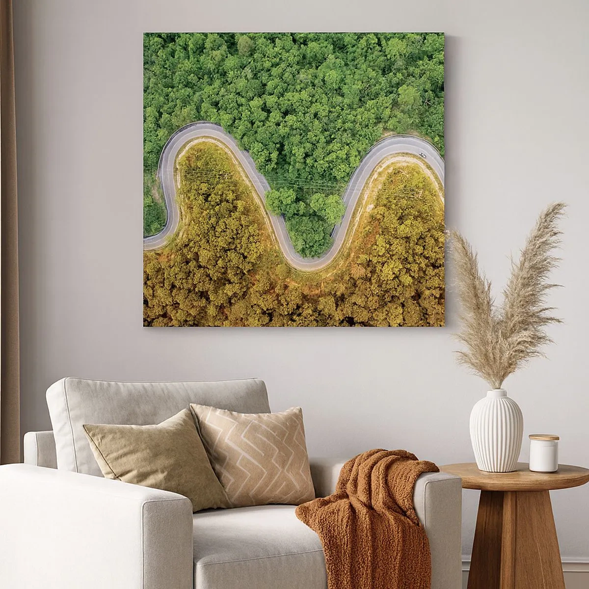 Obraz na plátne - Hranice a prelomy - 30x30 cm