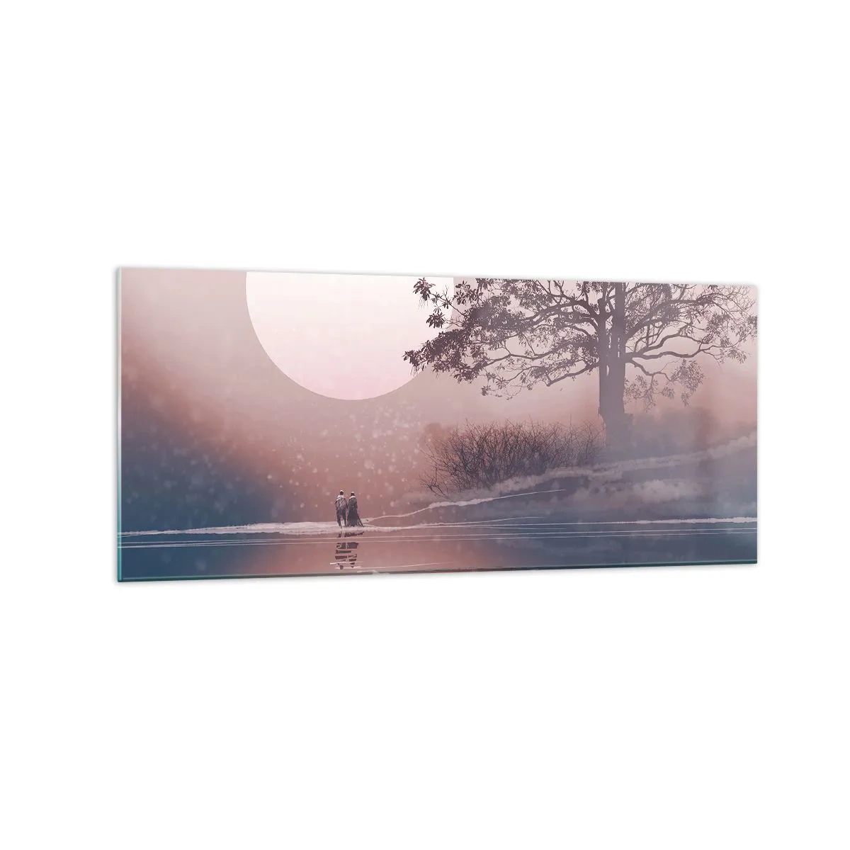 Obraz na skle - Nočné zázraky - 120x50 cm