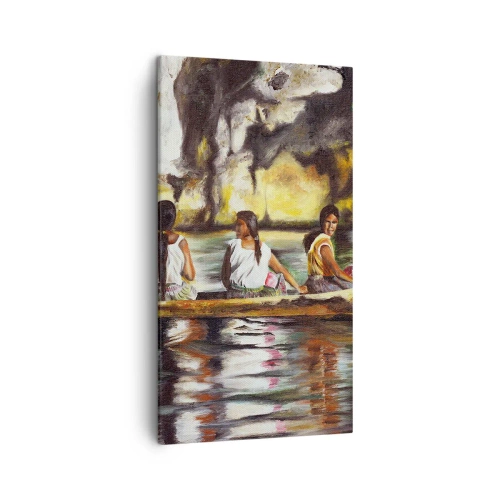 Obraz na plátne - V polynézskom raji - 45x80 cm