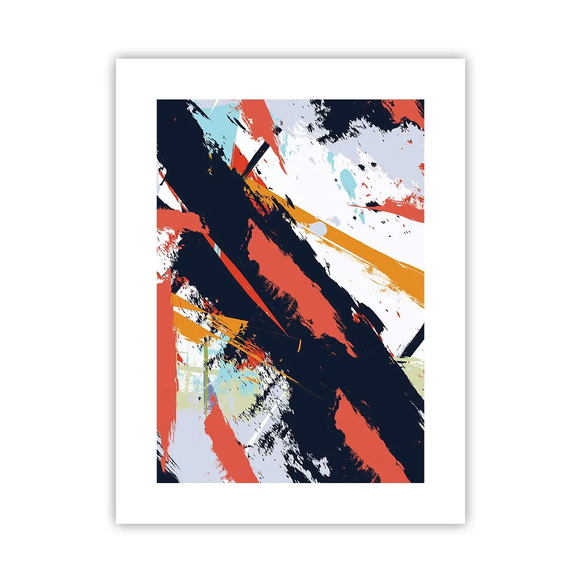 Plagát - Dynamická kompozícia - 30x40 cm