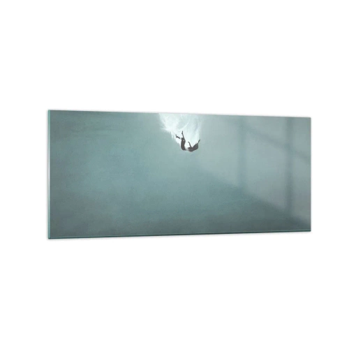 Obraz na skle - V objatí oceánu - 120x50 cm