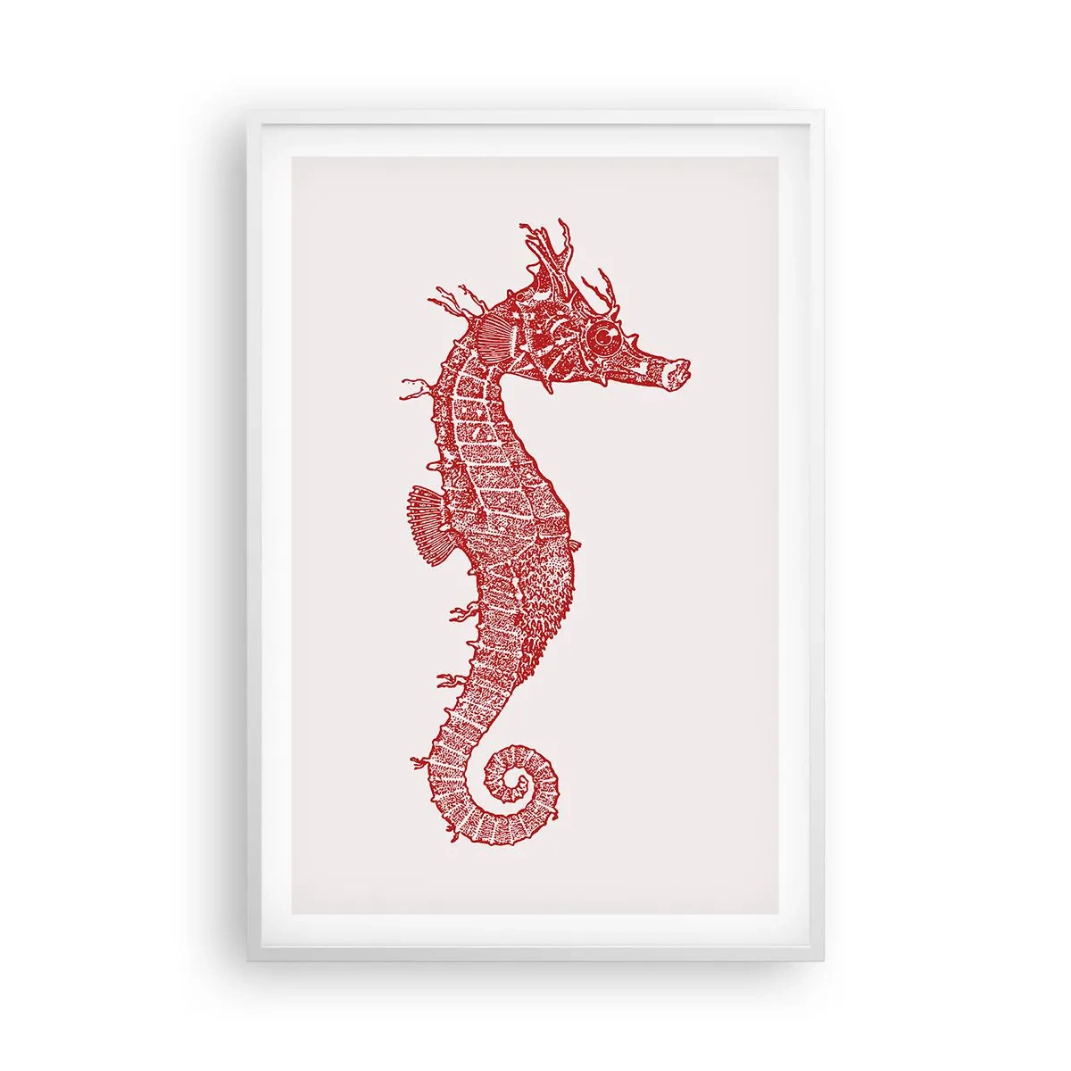 Plagát v bielom ráme - Perfektná bytosť - 61x91 cm