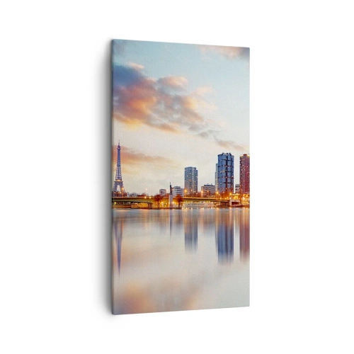 Obraz na plátne - Monumentálny pokoj Paríža - 45x80 cm