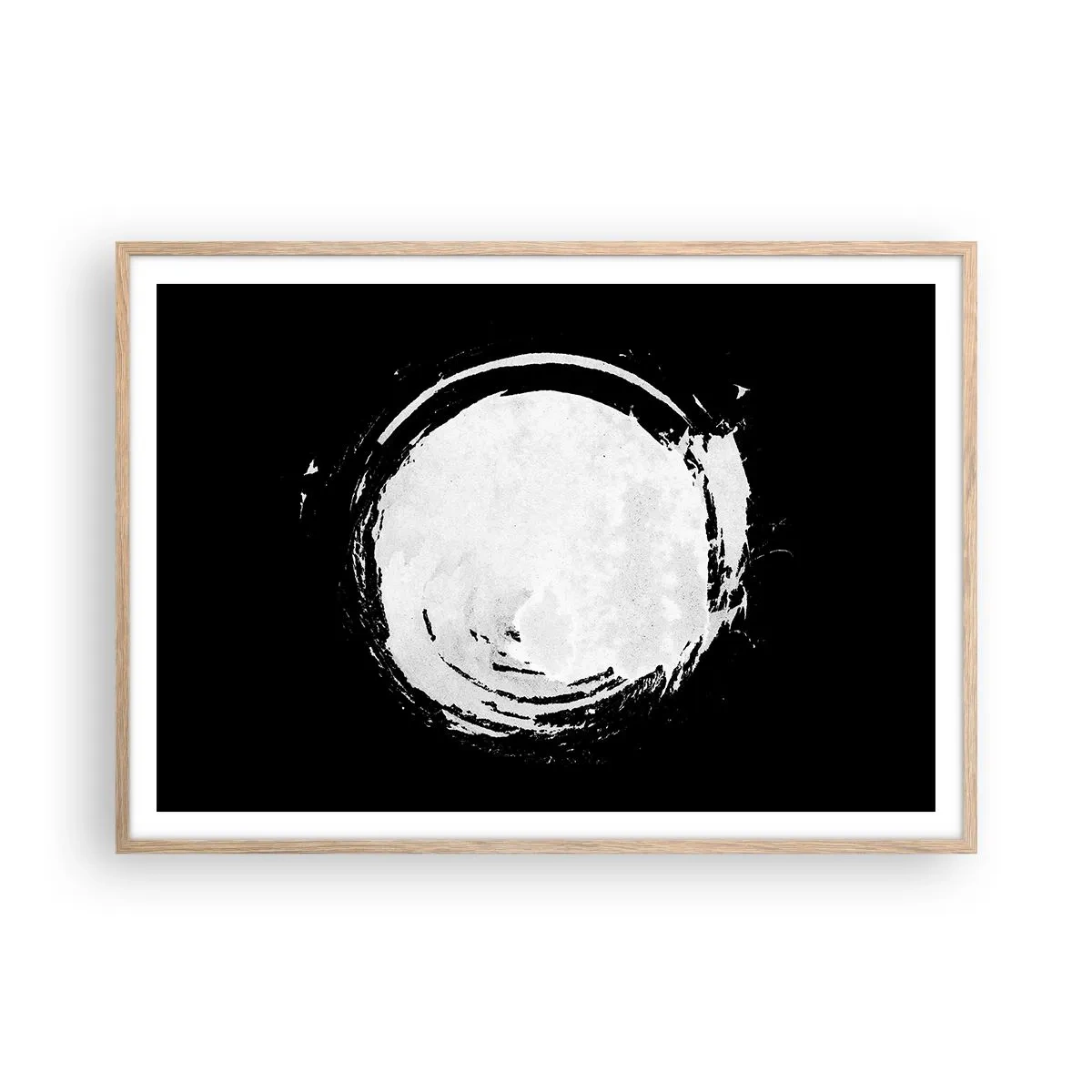 Plagát v ráme zo svetlého duba - Správne riešenie - 100x70 cm