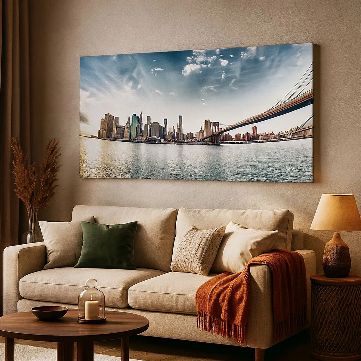 Obraz na plátne - Sklenený ostrov - 100x40 cm