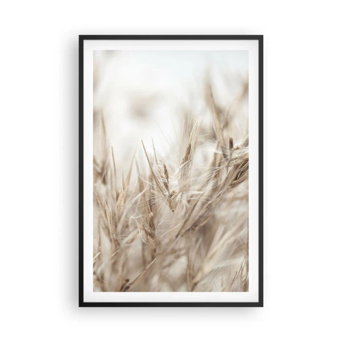 Plagát v čiernom ráme - Lúka a vietor - 61x91 cm