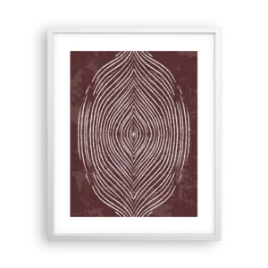 Plagát v bielom ráme - Priestor hovorí - 40x50 cm