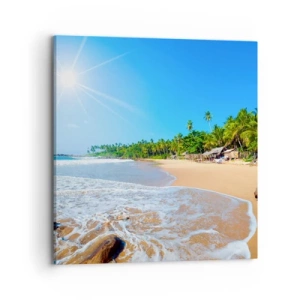 Obraz na plátne - Exotické miesto pre teba - 70x70 cm