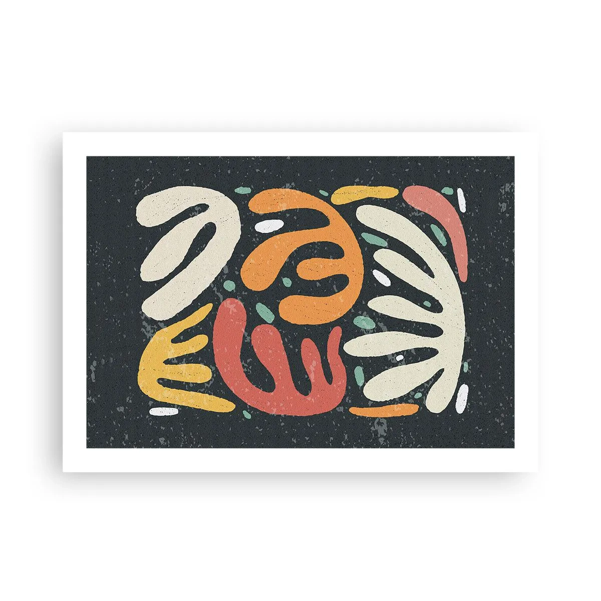 Plagát - Kompozícia – hneď ťa chytím - 70x50 cm