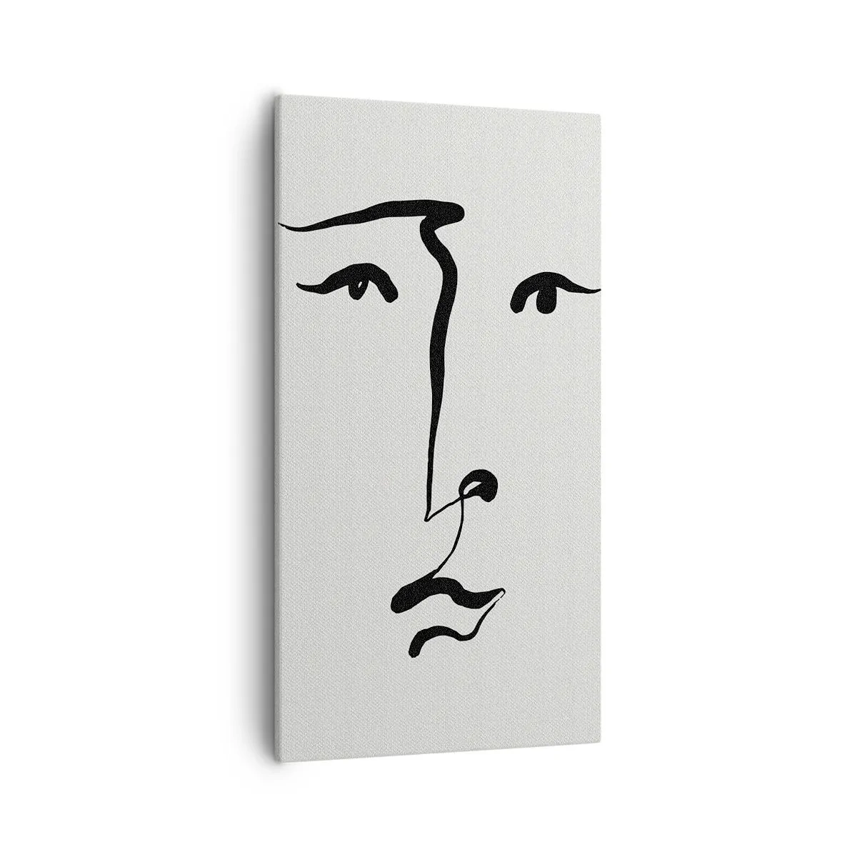 Obraz na plátne - Jednoduchý portrét - 55x100 cm