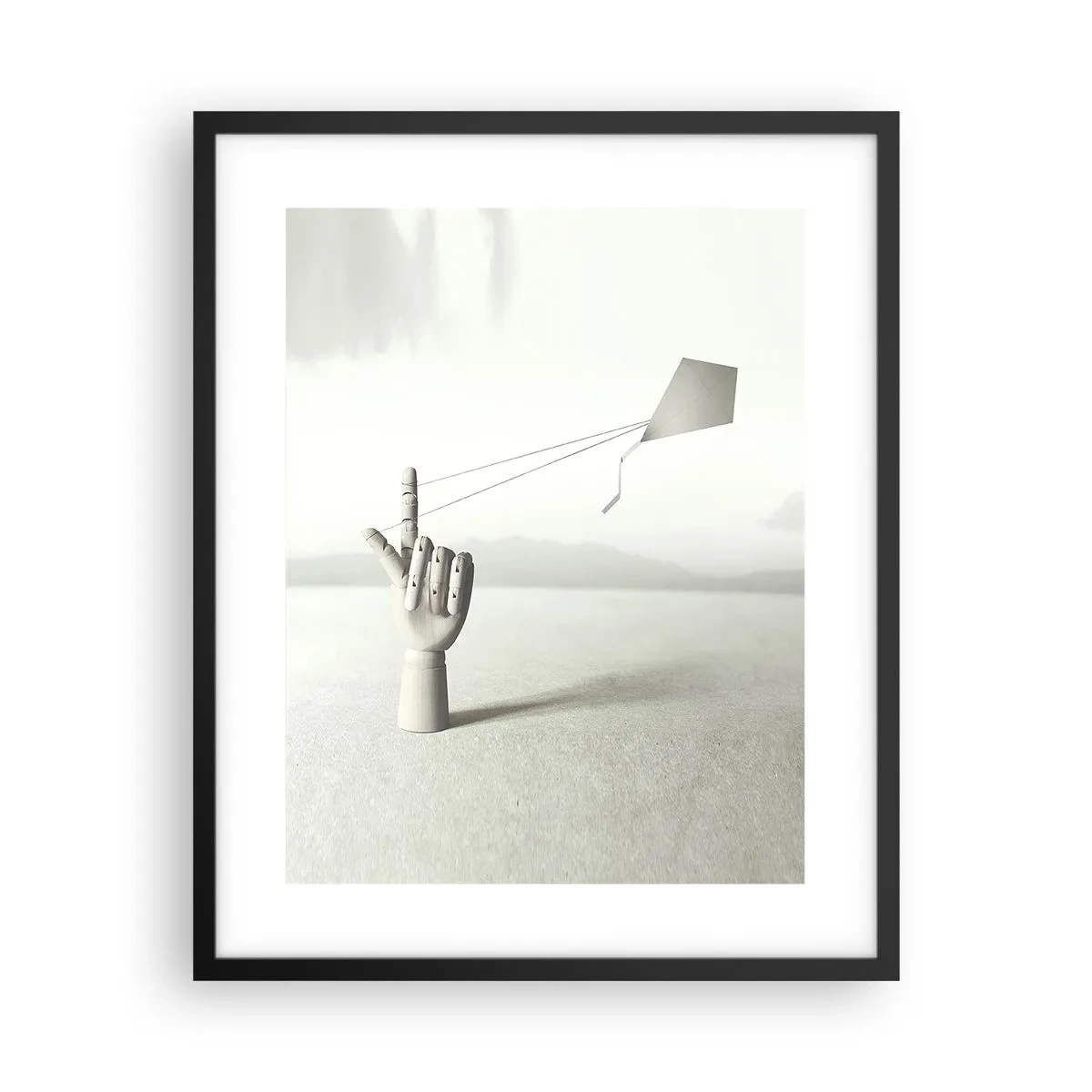 Plagát v čiernom ráme - Výzva - 40x50 cm