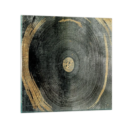 Obraz na skle - Zmena a trvanie - 30x30 cm