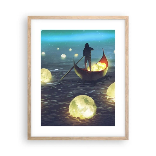 Plagát v ráme zo svetlého duba - Veci, o ktorých sa filozofom nezdá - 40x50 cm