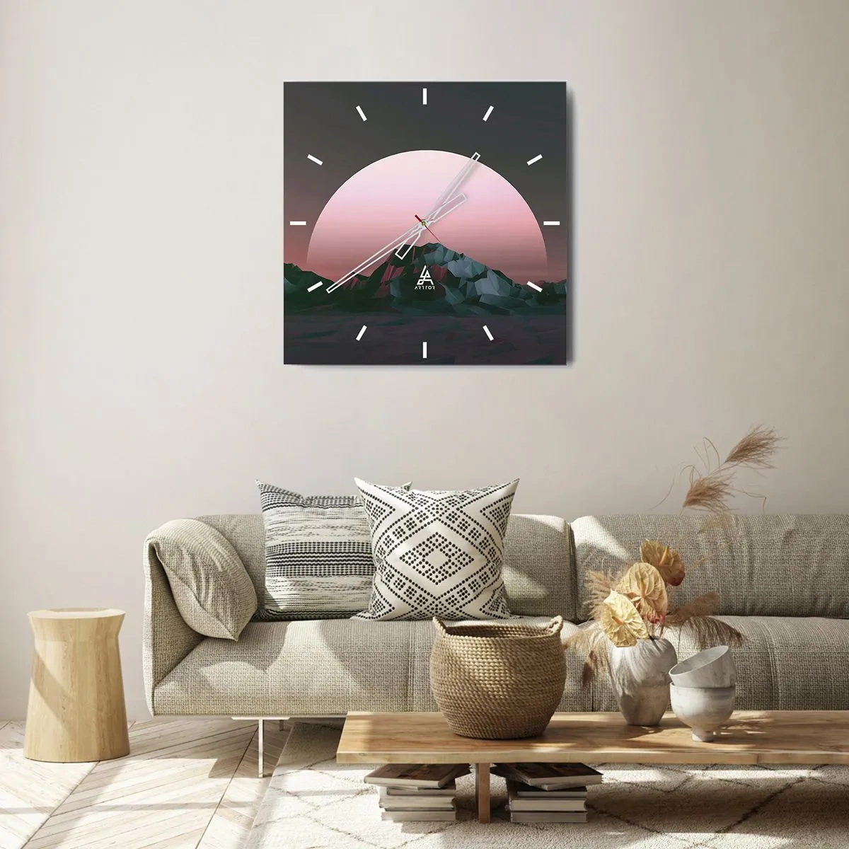 Nástenné hodiny - V susednej galaxii - 40x40 cm