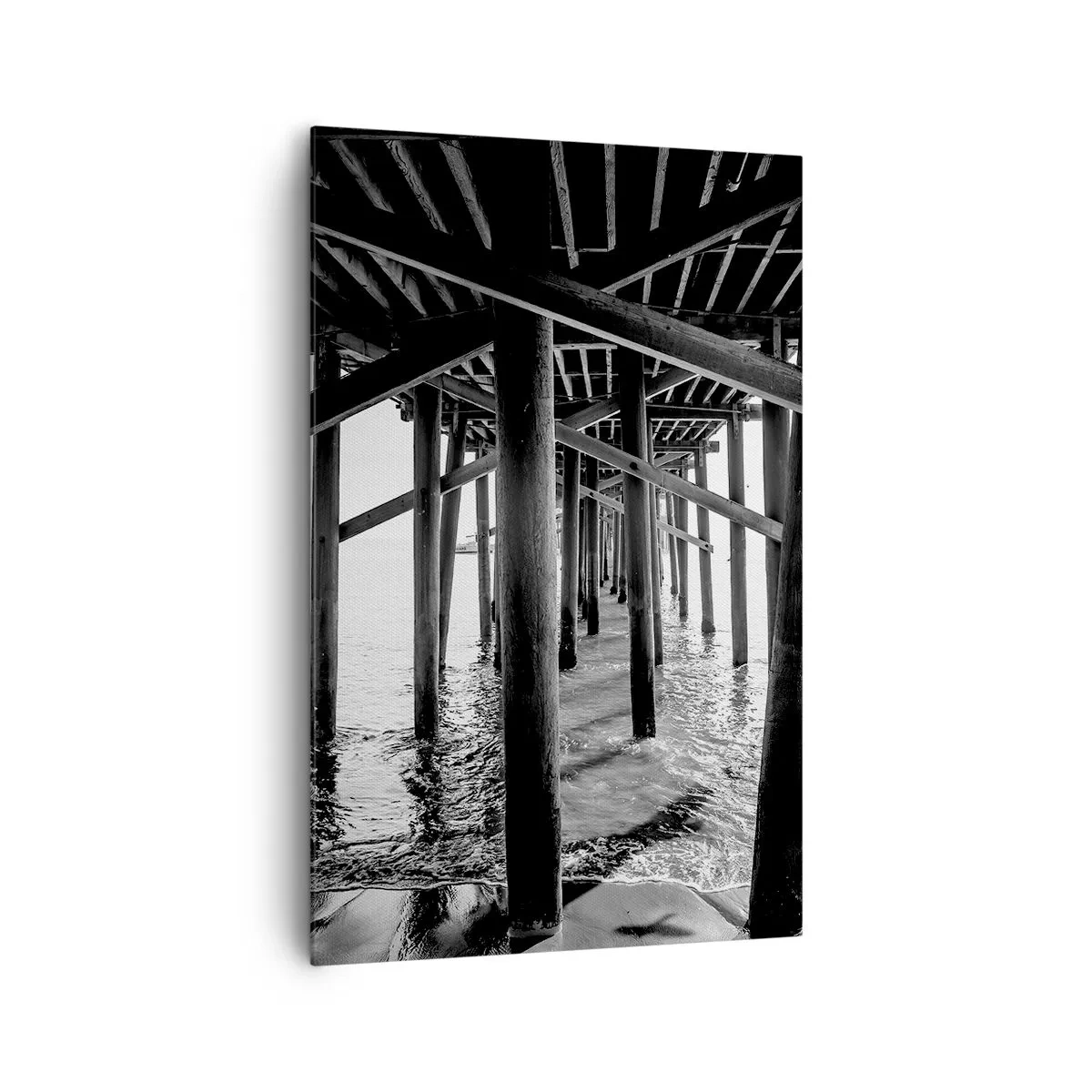 Obraz na plátne - Úkryt na pláži - 80x120 cm