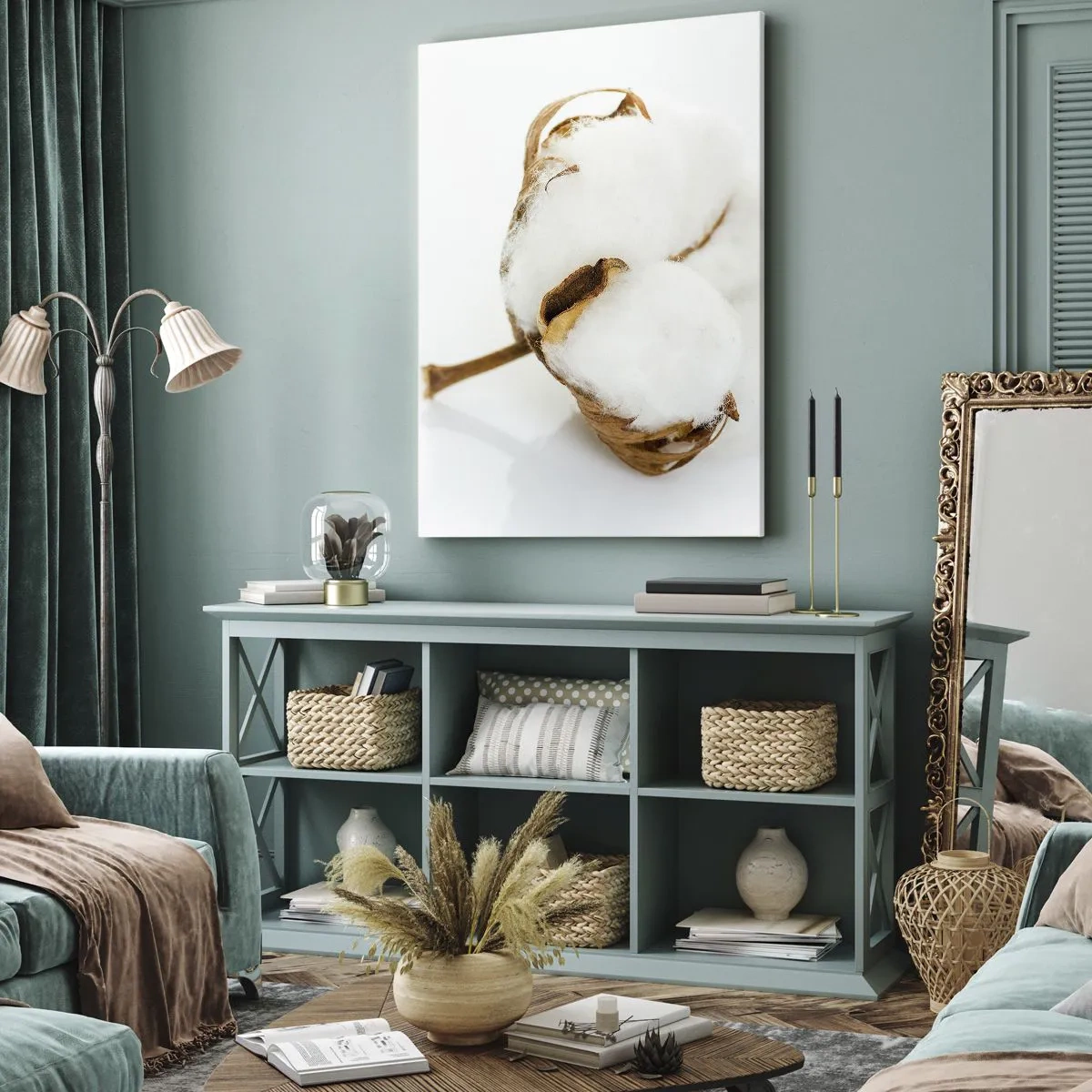 Obraz na plátne - Mäkká od prírody - 45x80 cm