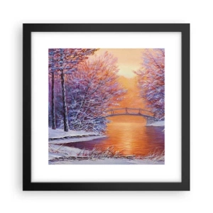 Plagát v čiernom ráme - Stretneme sa tu - 30x30 cm