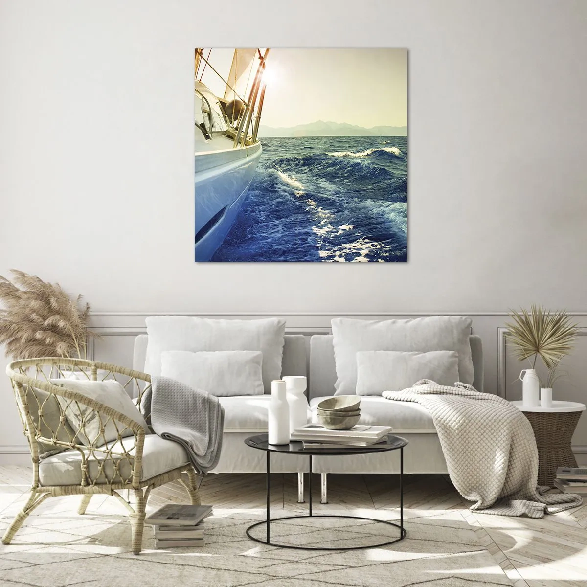 Obraz na skle - Za dobrodružstvom - 60x60 cm