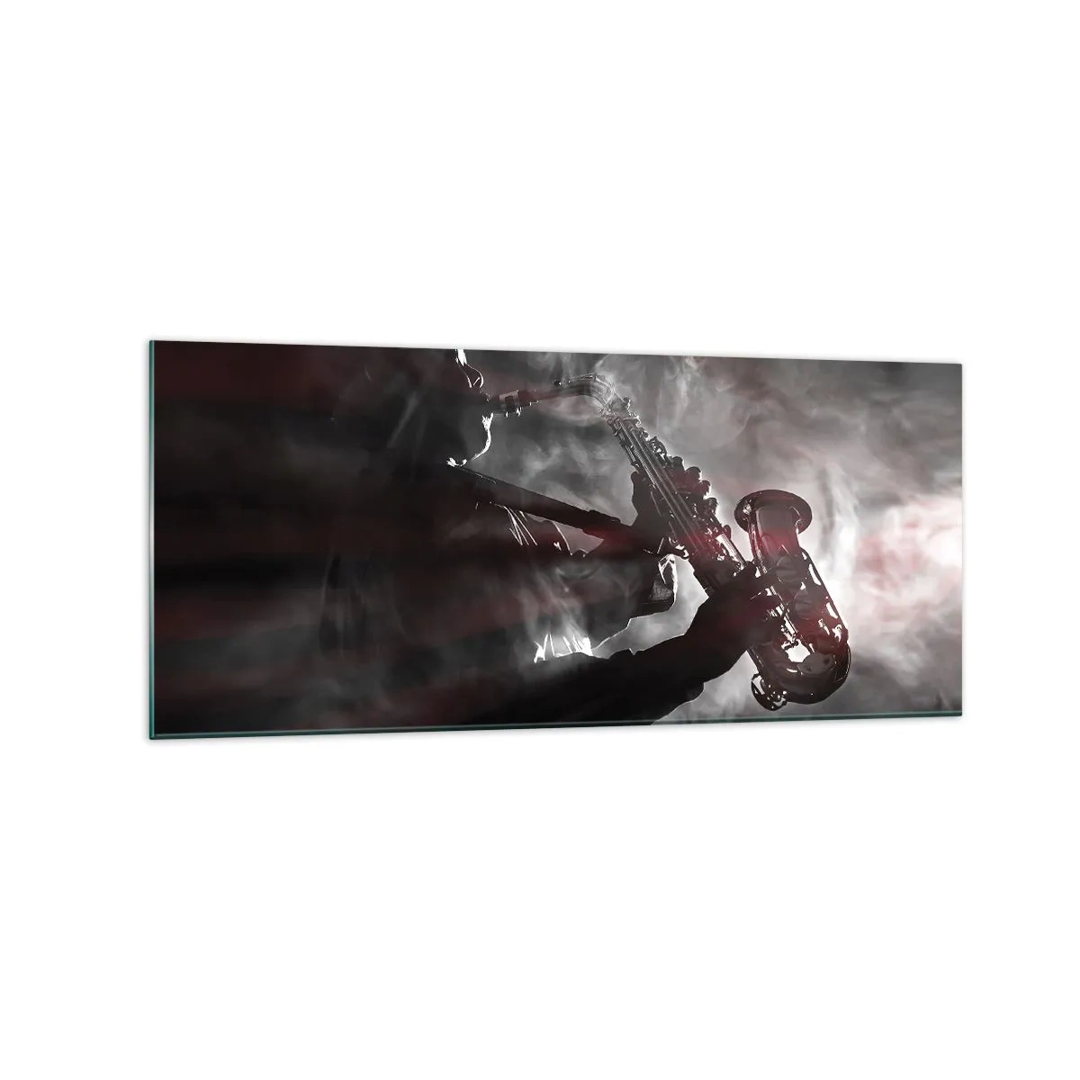 Obraz na skle - V oparoch jazzu - 120x50 cm