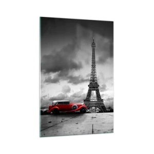 Obraz na skle - Nie tak dávno v Paríži - 70x100 cm