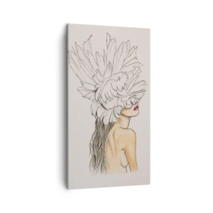 Obraz na plátne - Vrchol krásy - 45x80 cm