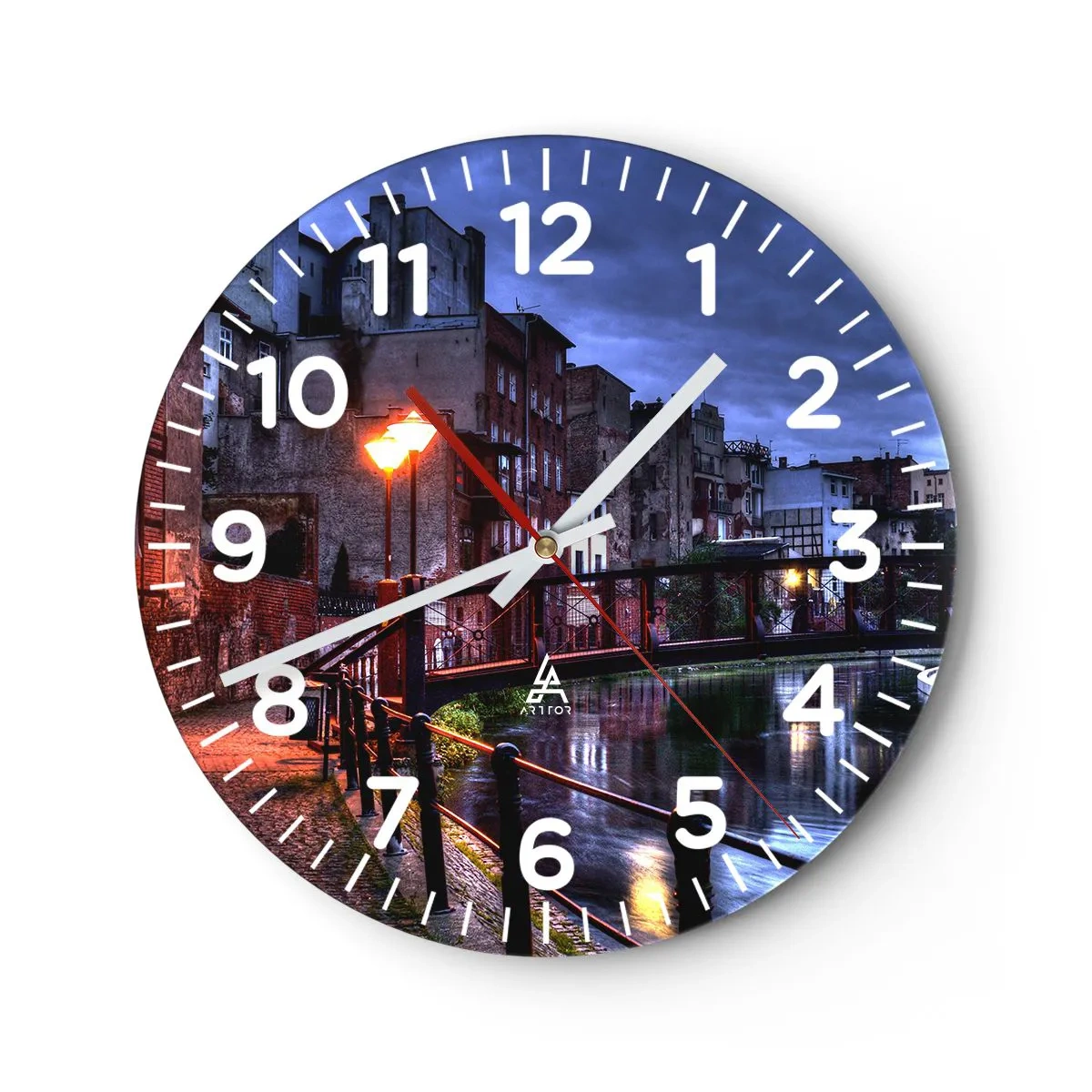Nástenné hodiny - Takú Bydgoszcz si nepoznal - 40x40 cm