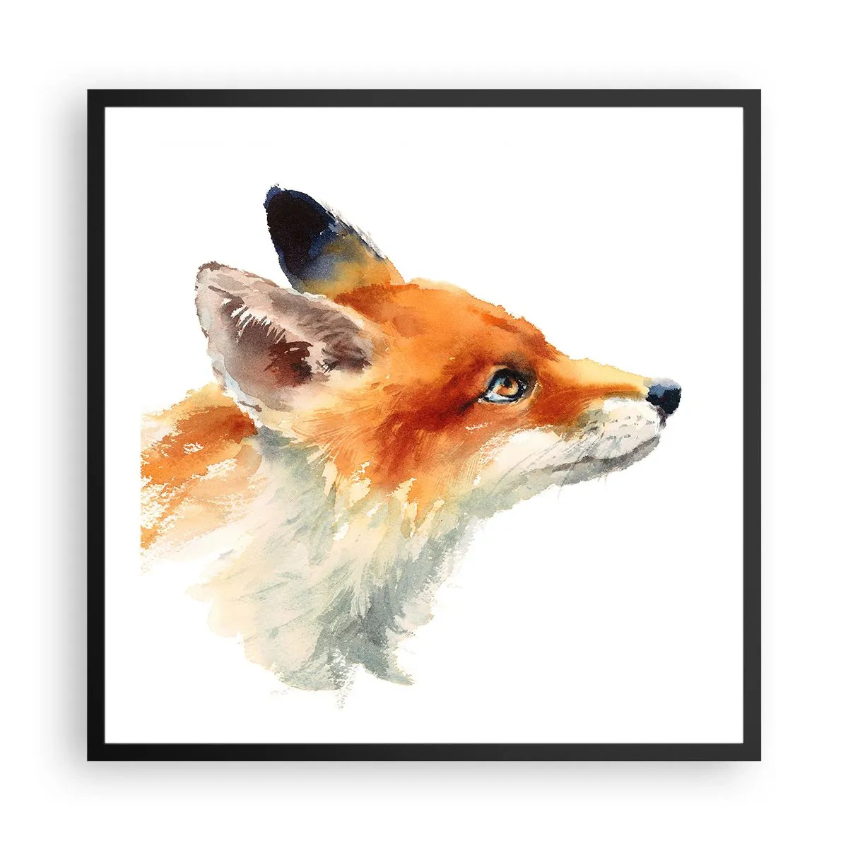 Plagát v čiernom ráme - Opatrnosti nie je nikdy dosť - 60x60 cm