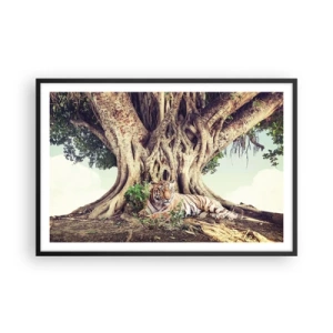 Plagát v čiernom ráme - Pohľad z knihy Mojžišovej - 91x61 cm