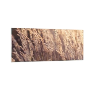 Obraz na skle - Pripravení privítať jeseň - 100x40 cm
