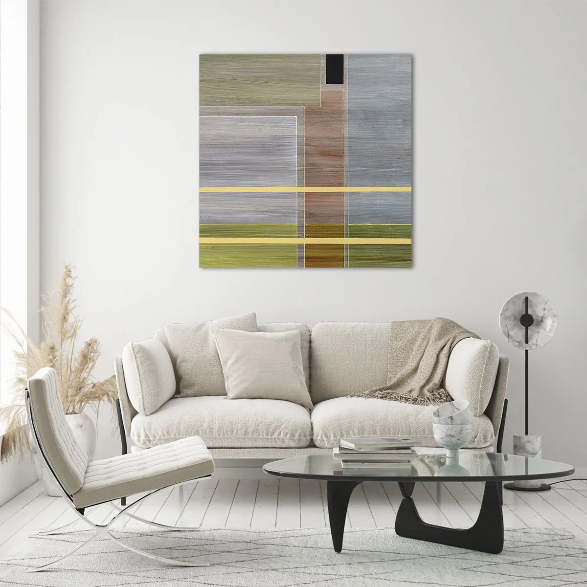 Obraz na skle - Jednoducho a v kľude - 70x70 cm