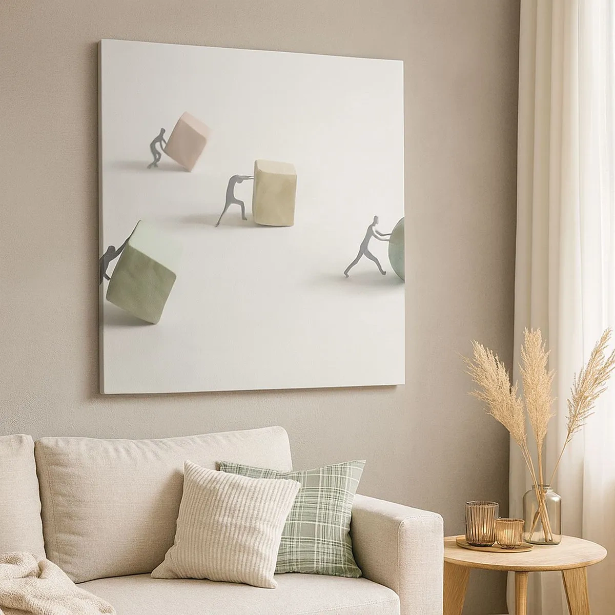 Obraz na plátne - Život samotný - 30x30 cm