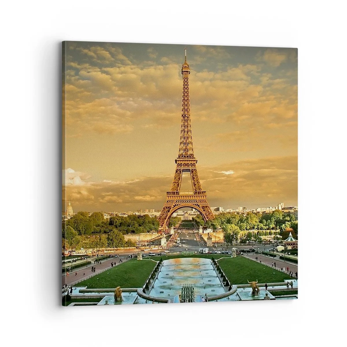 Obraz na plátne - Kráľovná Paríža - 70x70 cm