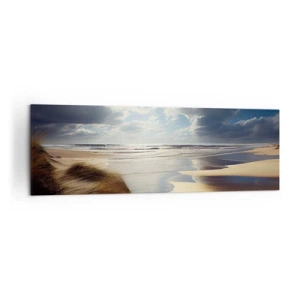 Obraz na plátne - Pláž, divoká pláž - 160x50 cm